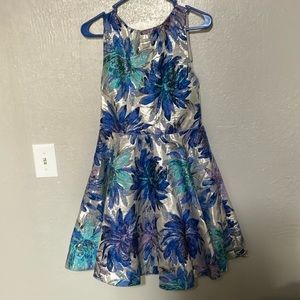 Alice & Olivia Floral Print Mini Dress